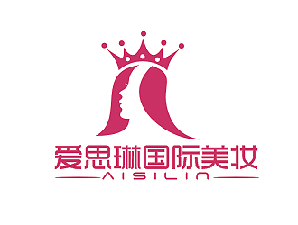 盛銘的愛思琳國際美妝logo設(shè)計