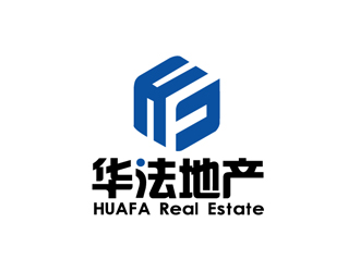 秦曉東的華法地產(chǎn) HUAFA Real Estate   法國投資，置業(yè)，安家一站式服務(wù)平臺(tái)logo設(shè)計(jì)