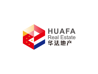 華法地產(chǎn) HUAFA Real Estate   法國投資，置業(yè)，安家一站式服務(wù)平臺logo設(shè)計