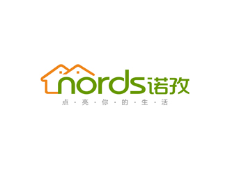 鄭國麟的nords/諾孜  宣傳語：點亮你的生活logo設計