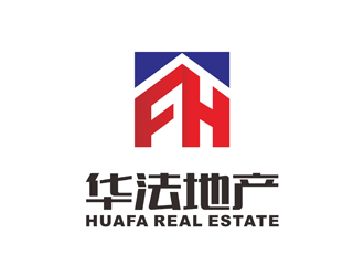 陳今朝的華法地產(chǎn) HUAFA Real Estate   法國投資，置業(yè)，安家一站式服務(wù)平臺(tái)logo設(shè)計(jì)