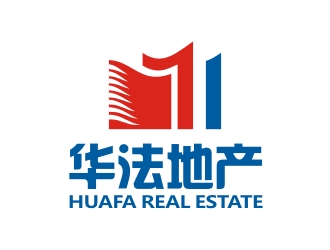 曾翼的華法地產(chǎn) HUAFA Real Estate   法國投資，置業(yè)，安家一站式服務(wù)平臺(tái)logo設(shè)計(jì)