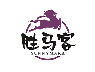 左永坤的勝馬客紅酒洋酒貿易logo設計