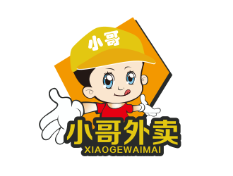 黃安悅的小哥私房菜外賣logo設(shè)計