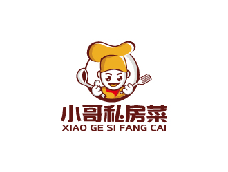 周金進的小哥私房菜外賣logo設計