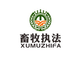 林萬里的執(zhí)法logo徽章logo設計