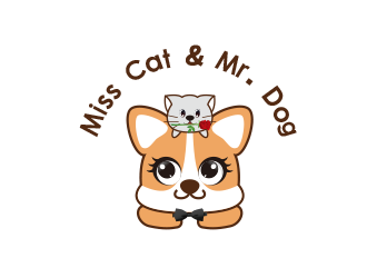 黃安悅的Miss Cat & Mr. Dog Logologo設(shè)計(jì)