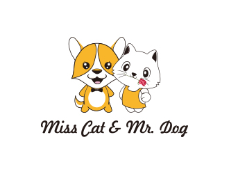 孫金澤的Miss Cat & Mr. Dog Logologo設計