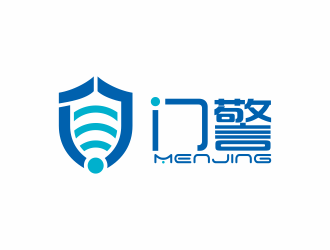 何嘉健的門(mén)警盾牌logologo設(shè)計(jì)