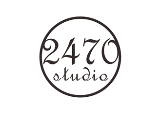 唐國強的2470婚紗攝影英文標識logologo設計