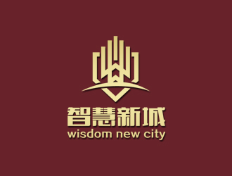 林穎穎的智慧新城  wisdom new citylogo設(shè)計(jì)