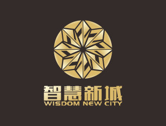 何嘉健的智慧新城  wisdom new citylogo設(shè)計(jì)