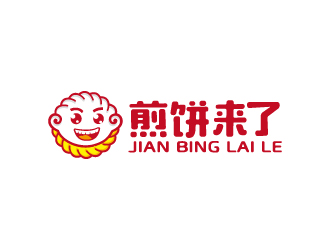 周金進(jìn)的煎餅來(lái)了卡通logologo設(shè)計(jì)