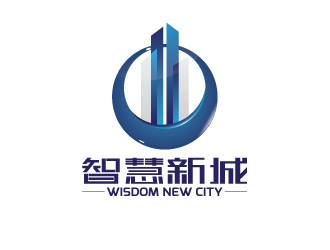 陳兆松的智慧新城  wisdom new citylogo設(shè)計(jì)