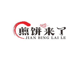 林萬里的煎餅來了卡通logologo設(shè)計