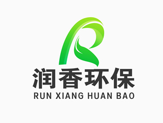 朱兵的廣州市潤香環(huán)保科技有限公司logo設(shè)計