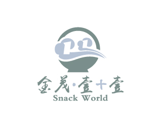 周金進的華人快餐廳logo 金茂·壹+壹 Snack Worldlogo設(shè)計