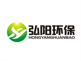 周都響的廣州弘陽環(huán)保制品有限公司logo設(shè)計