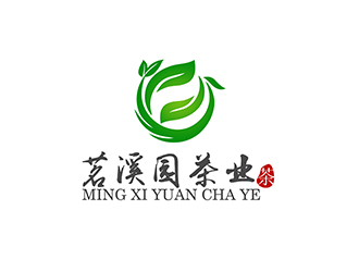 潘樂的茗溪園茶葉店logo設(shè)計(jì)