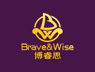 曾翼的Brave&Wise博睿思咨詢公司logologo設(shè)計