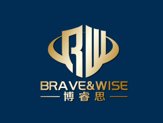 余亮亮的Brave&Wise博睿思咨詢公司logologo設(shè)計