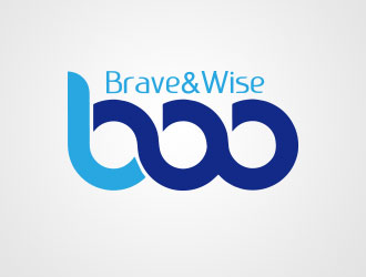 向正軍的Brave&Wise博睿思咨詢公司logologo設(shè)計