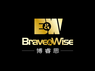 勇炎的Brave&Wise博睿思咨詢公司logologo設(shè)計