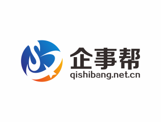 何嘉健的企事幫（qi shi bang）qishibang.net.cnlogo設計