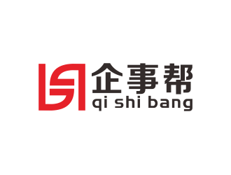 林萬里的企事幫（qi shi bang）qishibang.net.cnlogo設計