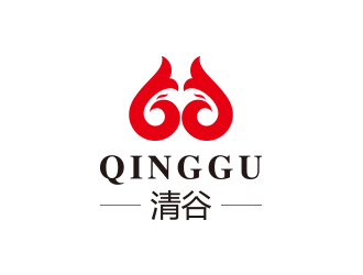 孫金澤的清谷芝麻粉印章字體logo設計