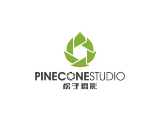 陳國偉的松子攝影PINECONE STUDIOlogo設(shè)計(jì)