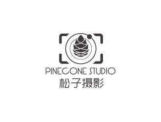 林穎穎的松子攝影PINECONE STUDIOlogo設(shè)計(jì)