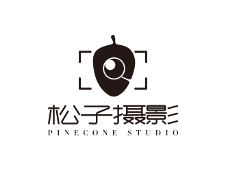 孫金澤的松子攝影PINECONE STUDIOlogo設(shè)計