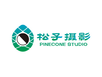 尹澤云的松子攝影PINECONE STUDIOlogo設(shè)計