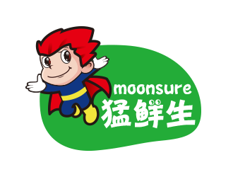 黃安悅的猛鮮生moonsurelogo設(shè)計(jì)