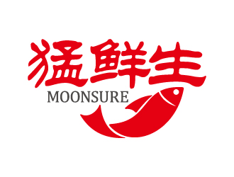 葉美寶的猛鮮生moonsurelogo設(shè)計