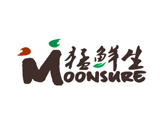 盛銘的猛鮮生moonsurelogo設(shè)計(jì)