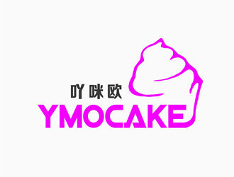 朱兵的吖咪歐YMOCAKE蛋糕logo設(shè)計