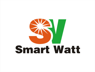 周都響的Smart Watt LED照明 英文logologo設(shè)計