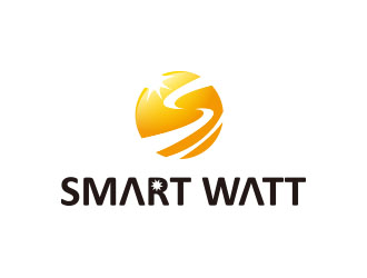 朱紅娟的Smart Watt LED照明 英文logologo設(shè)計