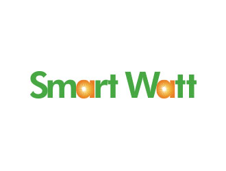 高明奇的Smart Watt LED照明 英文logologo設(shè)計