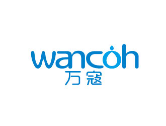 李賀的萬寇/wancoh化妝品商標(biāo)logo設(shè)計