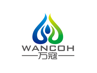 趙鵬的萬寇/wancoh化妝品商標(biāo)logo設(shè)計