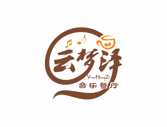 何嘉健的云夢澤音樂餐廳logo設計logo設計