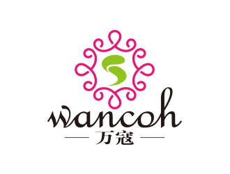 向正軍的萬寇/wancoh化妝品商標(biāo)logo設(shè)計(jì)