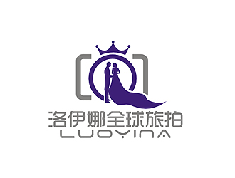 盛銘的洛伊娜全球旅拍logo設(shè)計