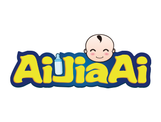 何敏的AiJiaAi 母嬰用品店LOGO設(shè)計(jì)logo設(shè)計(jì)