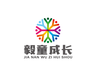 周金進(jìn)的毅童成長(zhǎng) 兒童母嬰卡通商標(biāo)logo設(shè)計(jì)