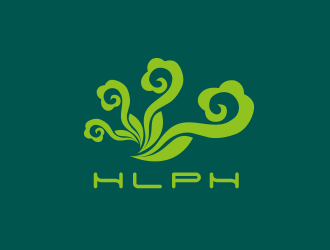 黃安悅的HLPH茶社茶館商標(biāo)logo設(shè)計