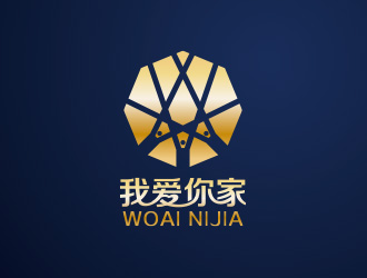 黃安悅的家政服務(wù)logo - 我愛你家logo設(shè)計(jì)